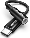 UGREEN USB C to 3.5mm Audio Adapter Type C to Headphone Aux Jack Dongle 24bit/96kHz HiFi DAC Cable Cord Compatible with iPhone 17 Pro Max/Pro/Air/16/15 Series, 2025 iPad Air, GalaxyS25/S24 Ultra, Grey