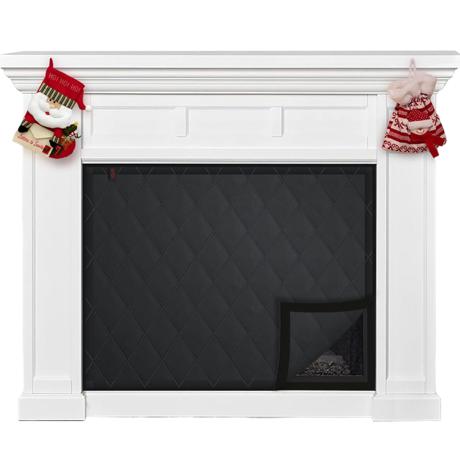 Blocca spifferi per caminetto, copertura magnetica per caminetto | Coperture per bocchette per caminetti da interni | Tappo decorativo per, copertura magnetica per da interno