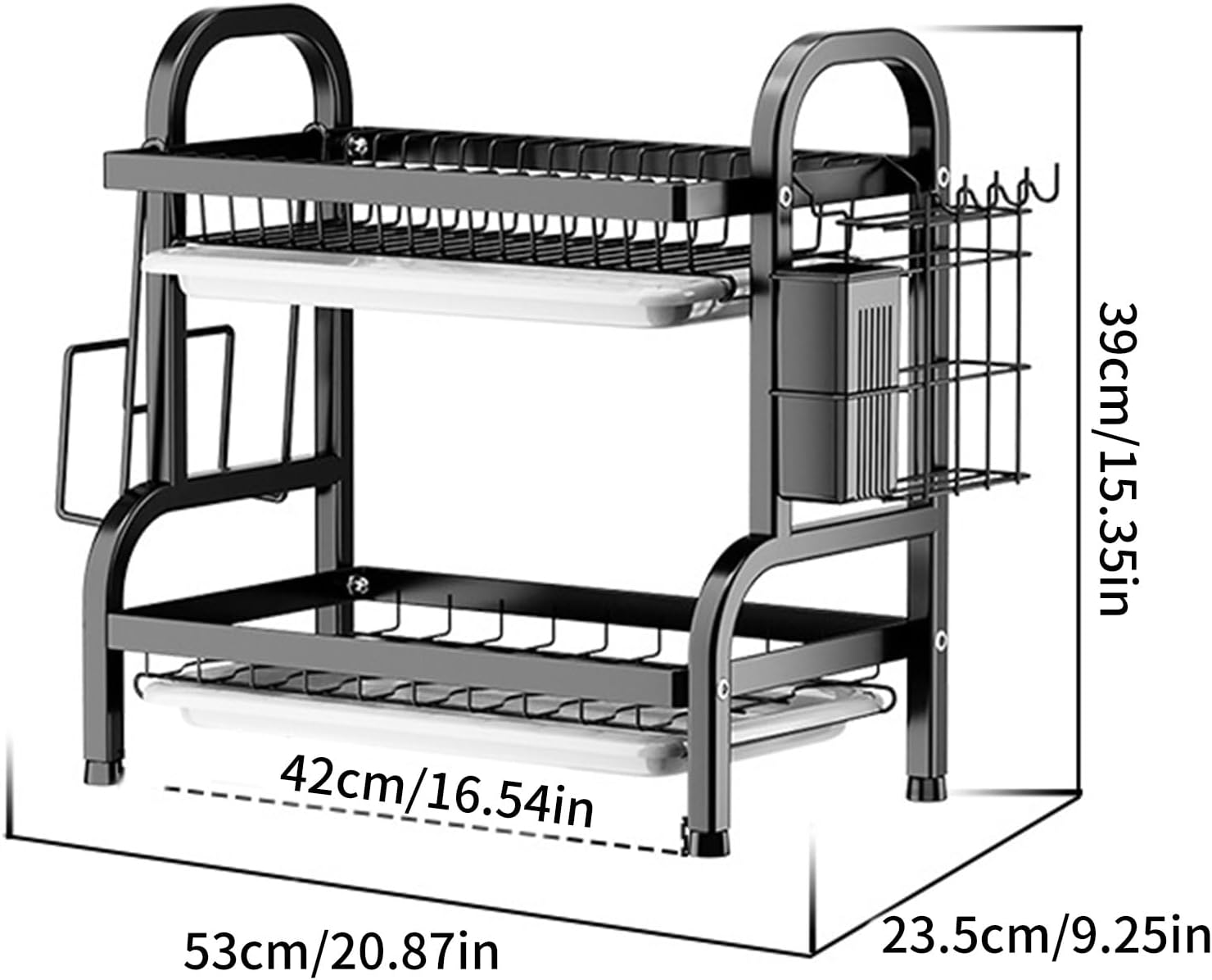 Multifunctional Kitchen Storage Rack Home Accessory for Modern Dishes and Utensils Space Saving Designs Easy to Use