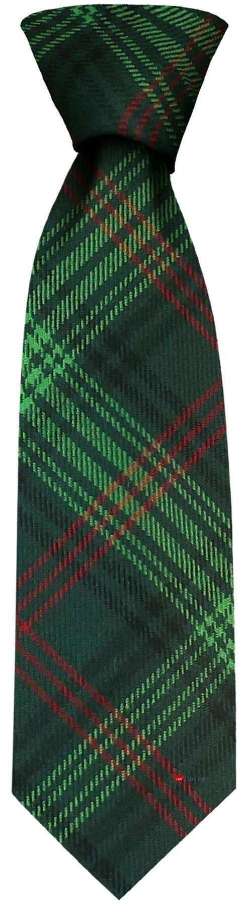 I LUV LTD Gents Neck Tie Ross Hunting Modern Tartan Lightweight Scottish Clan Tie
