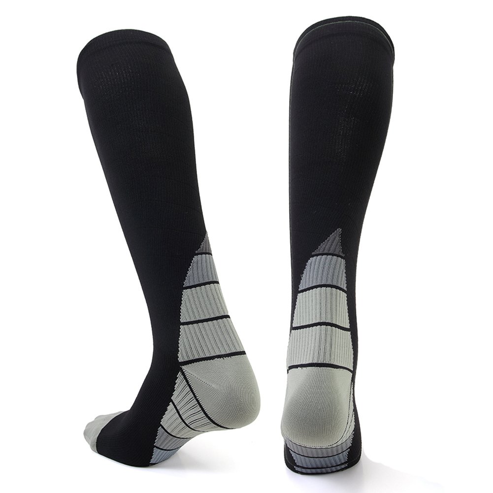 Compression Socks for Women & Men, Medical Graduated Athletic Fit for Running,Shin Splints, Nurses,Flight Travel, Maternity Pregnancy, Boost Stamina, Circulation Recovery for Sport