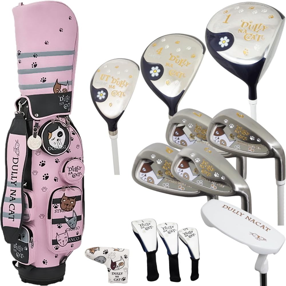 新品‼️ダリーナキャット レディース ゴルフセット DN-SET03 Amazon.co.jp: DULLY NA CAT ダリーナキャット レディース