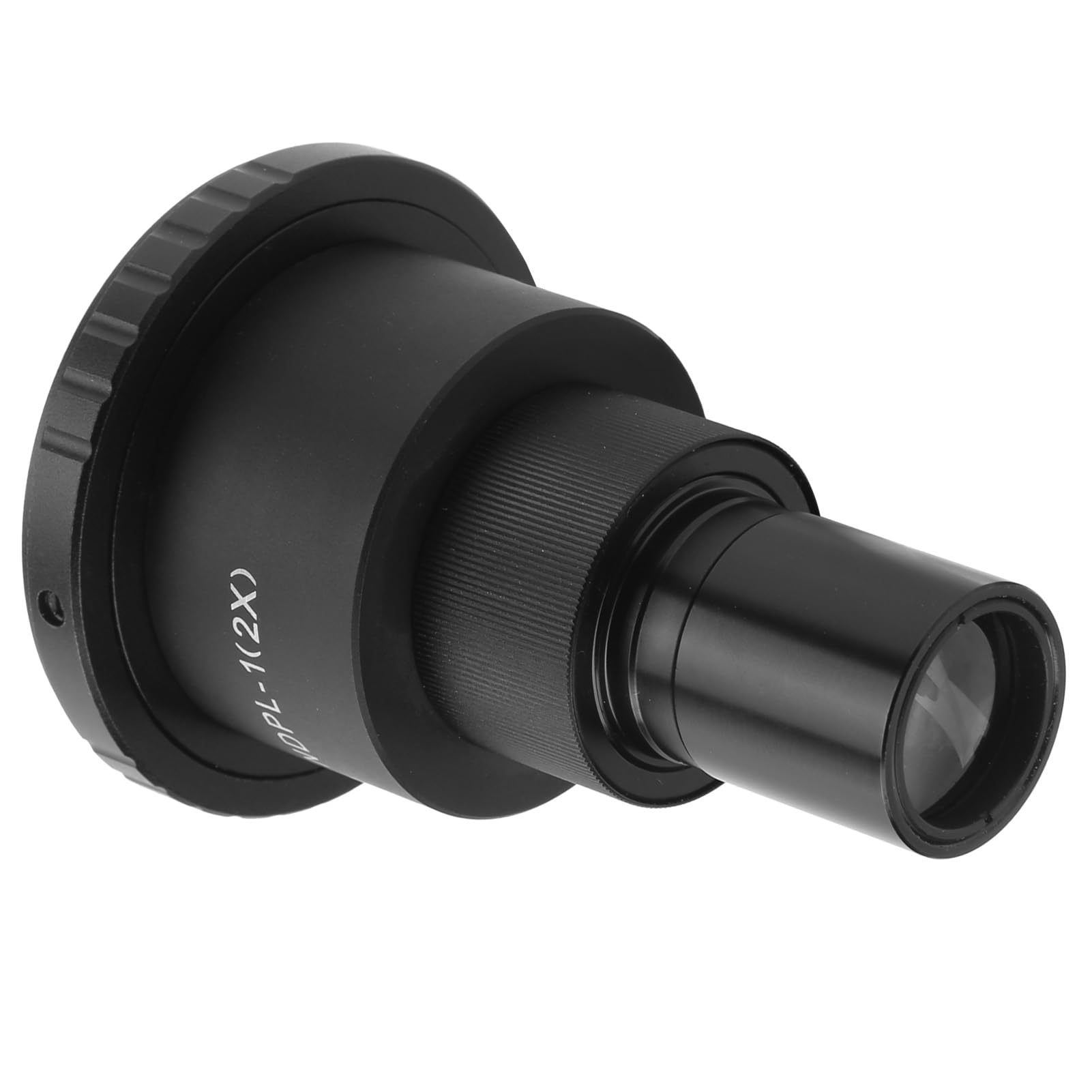 Aramox Adapter do Obiektywu Mikroskopu Stop Aluminium Mocowanie Aparatu Bezlusterkowego M42x0,75 Powiększenie 2X do Aparatu Bezlusterkowego Obserwacja i Obrazowanie Mikroskopu