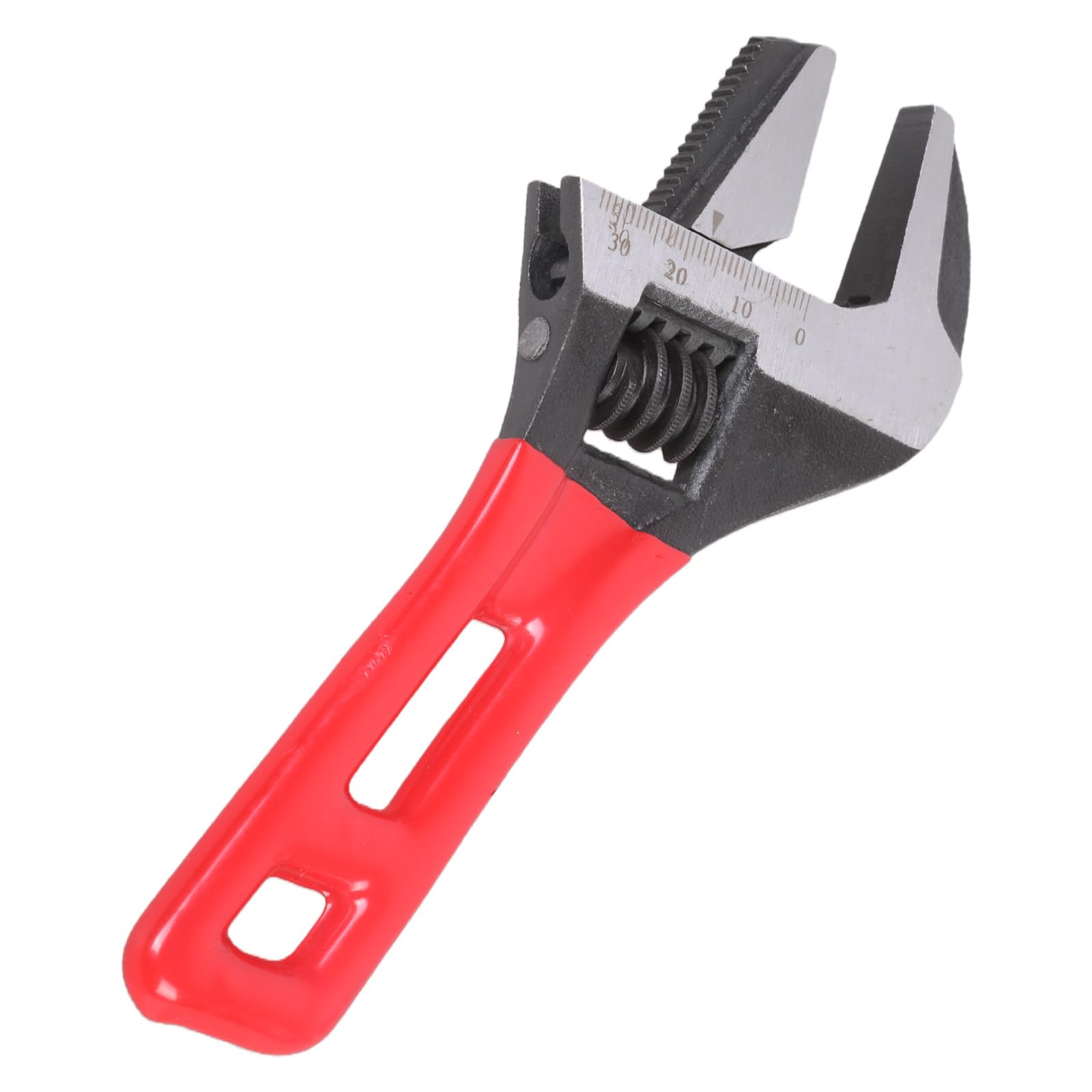 6 / 8inch Ratcheting Adjustable Wrench Pipe Forceps Wide Opening Spanner Antislip Grip Wrench for Maintenance Plumbing Adjustable Ratcheting