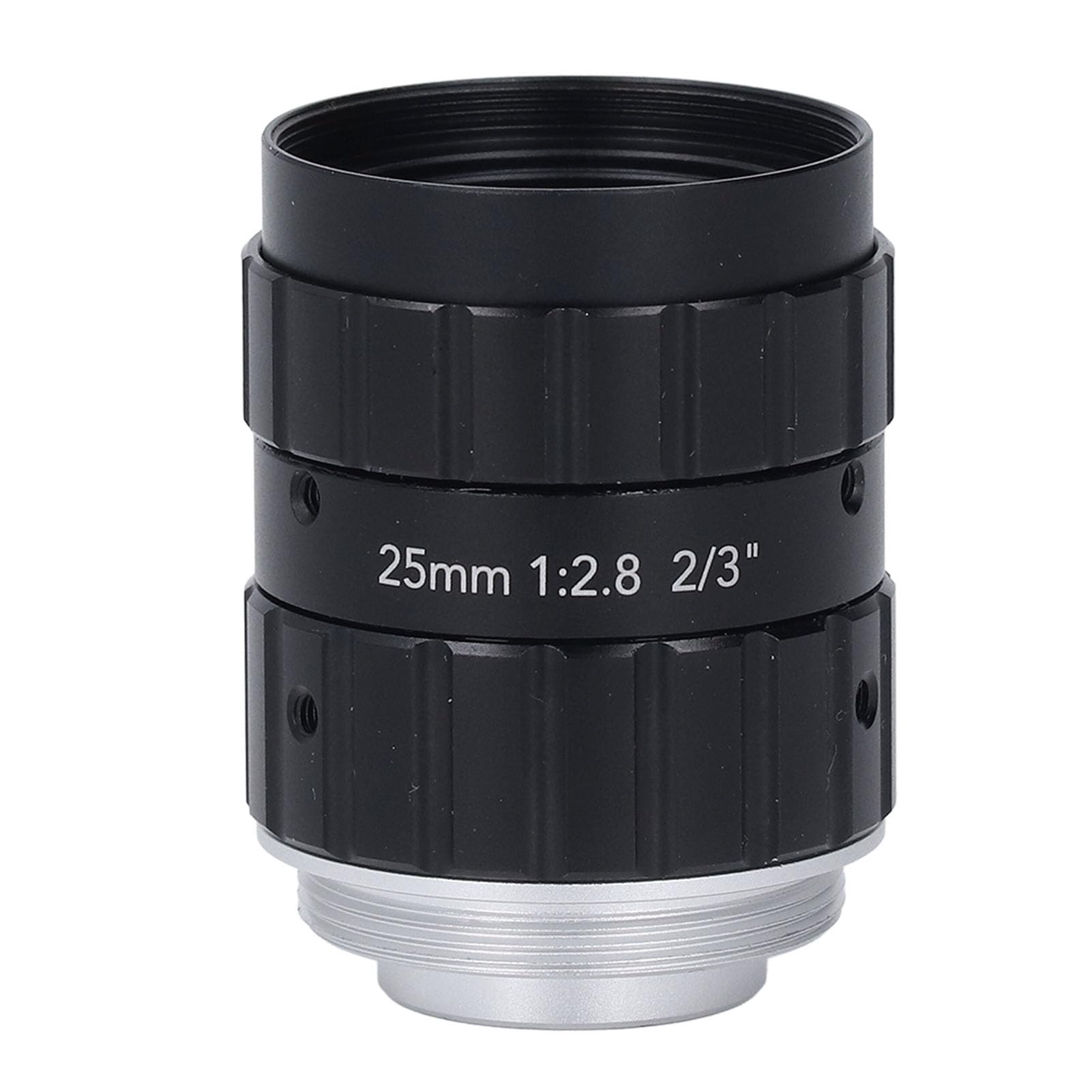 FILFEEL Obiettivo 25 Mm F2,8 con Attacco C, Alta Risoluzione 12 MP, Messa a Fuoco e Apertura Manuali, Grandangolo, Struttura in Lega di Alluminio, Temperatura di Lavoro -20 ℃ a