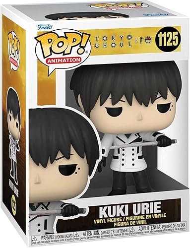 Miniatura 2 de POP Tokyo Ghoul: Re - Figura de vinilo de Kuki Urie Funko (paquete con funda protectora de caja compatible), multicolor, 3.75 pulgadas