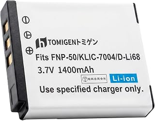 PENTAX対応 D-LI122/LI68 Q Q10 Q7 Optio A36 Q-S1 互換カメラバッテリー 3.7V、1440mAh 6I3 [並行輸入品]