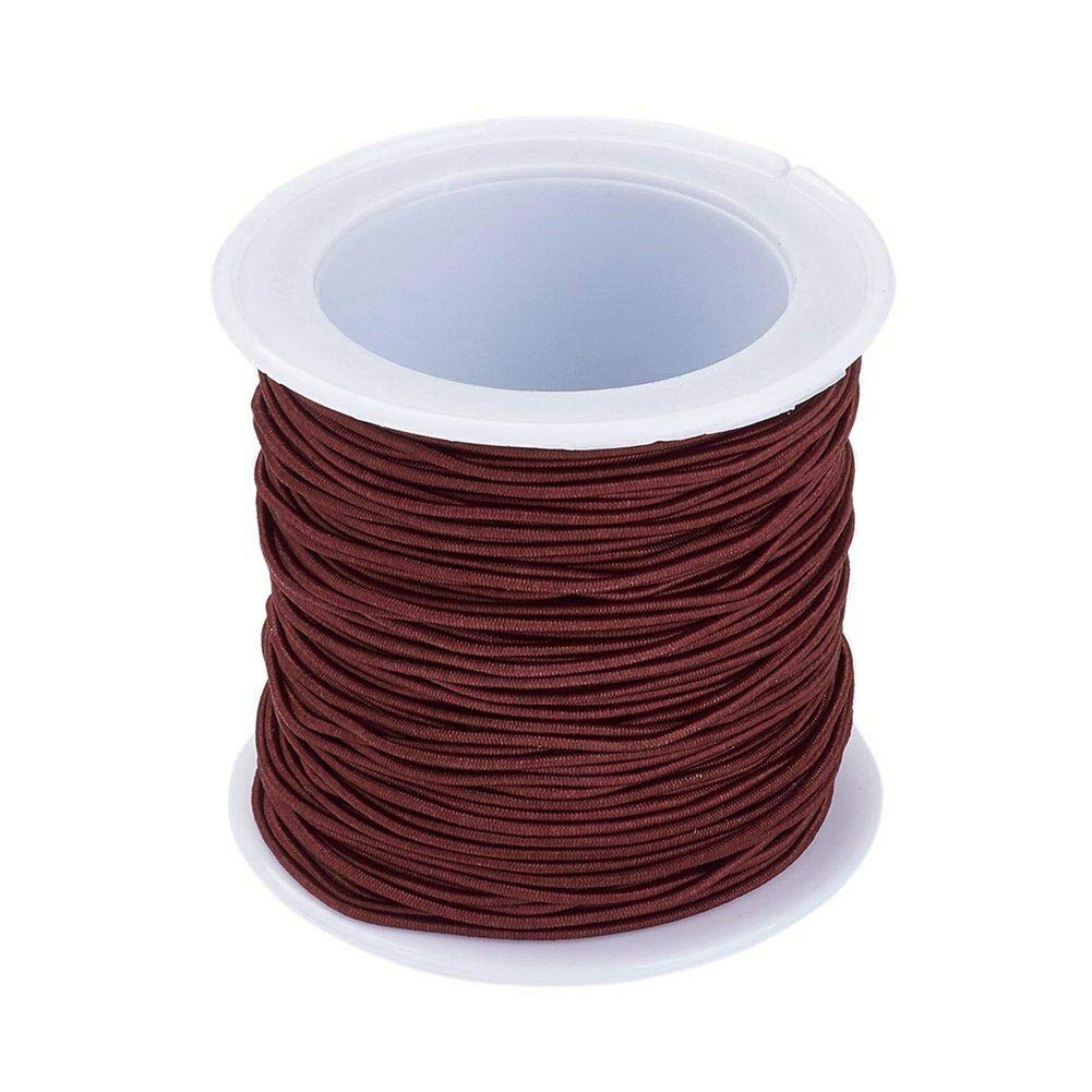 HoitoDeals 3mm Round Nylon Cord Elastic For Mask Sewing Clothing Arts & Craft Jewellery Beading