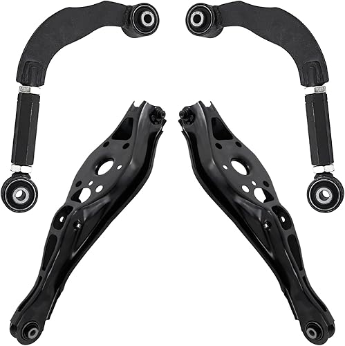 Miniatura 15 de Detroit Axle - Kit de suspensión frontal de 4 piezas para Chevrolet Aveo5 Aveo Pontiac G3 Wave Wave5 Suzuki Swift+, 2 brazos de control inferiores,