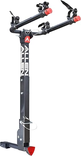 Miniatura 10 de Allen Sports Deluxe - Soporte de enganche para 2 bicicletas, modelo ZN520, color negro