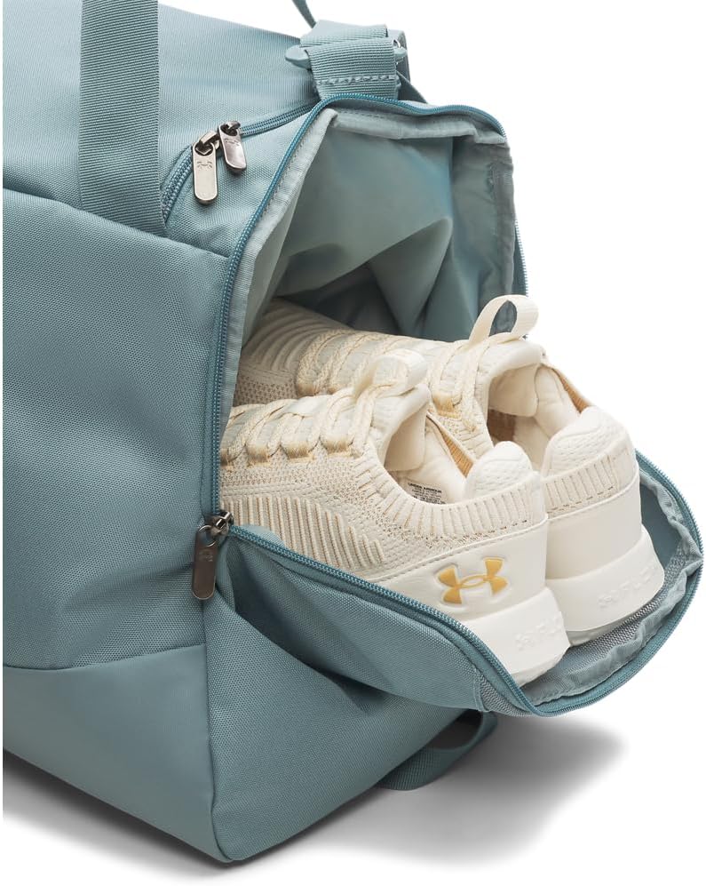 Under Armour Unisex Undeniable 5.0 Duffle, (587) Jasper Blue/Jasper Blue/Serpentine, One Size Fits Most - Image 5