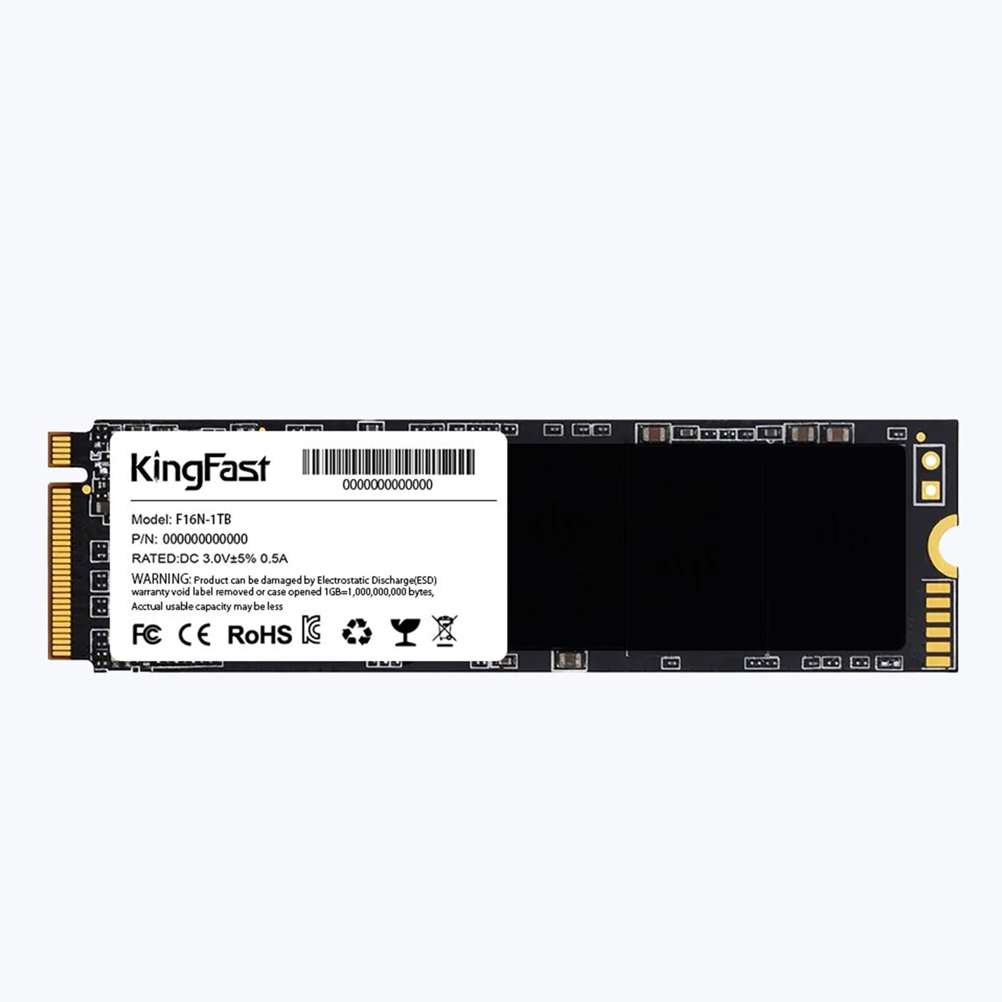 Amazon | KingFast NVMe SSD 1TB PCIe Gen4×4 最大読込: 5,100MB/s