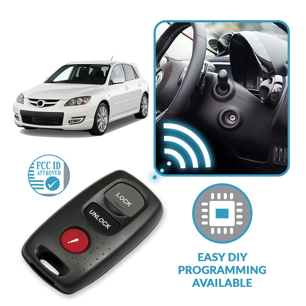 keyless2go nueva de entrada sin llave remoto llave del coche Fob para vehículos que utilizan FCC kpu41794