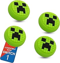 MatoSan® 4X Silikon Kappen für Thumbsticks – Kompatibel mit tragbaren Controllern, Steam Deck & Lite Modellen – Thumbstick Schutz & Grip Zubehör – Farbenfrohe Joystick Aufsätze (Grün)