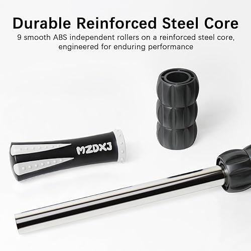 Miniatura 4 de Barra de rodillo muscular para atletas, masajeador de tejido profundo y masajeador de rodillo para alivio del dolor miofascial, terapia física de