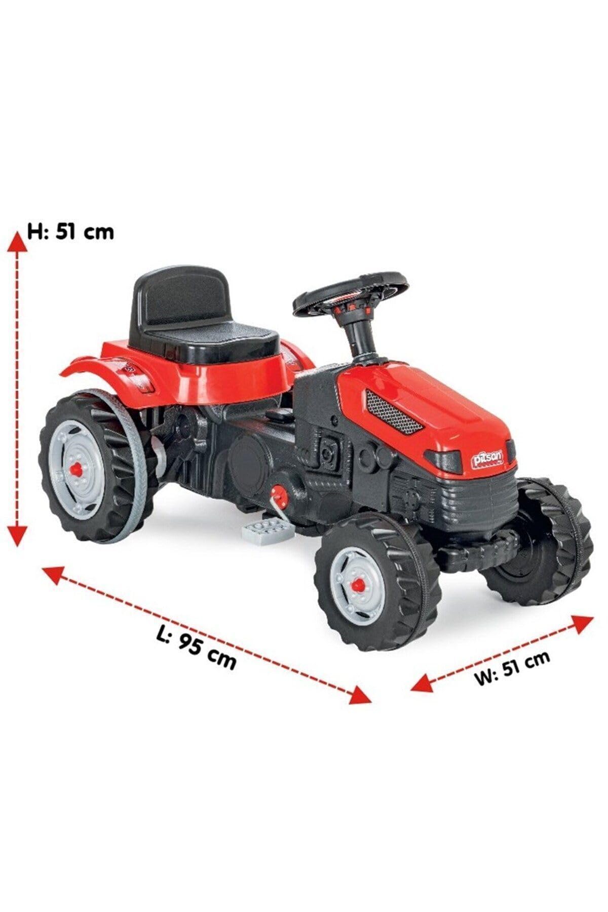 PILSAN Trattore Bambini 07314 Active Pedali Sedile Multi-Regolabile da 3 Anni, colorazione:Verde