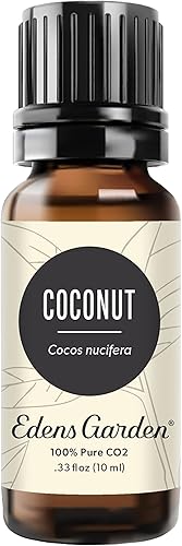 Edens Garden Aceite Esencial de Coco CO2 - 100% Puro Grado Premium, Sin Diluir, Natural, Terapéutico, Aromaterapia, Lo Mejor para Difusor, Piel,