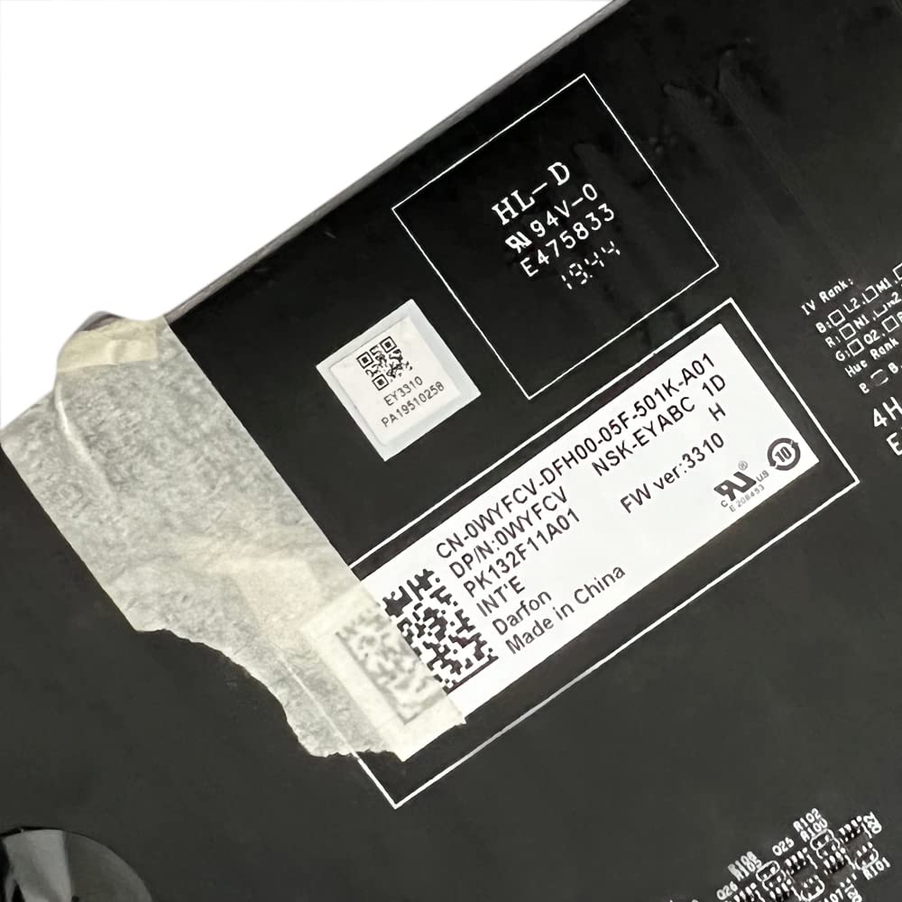 Generic Gintai toetsenbord met Italiaanse lay-out en achtergrondverlichting voor DELL 17 R5 Area 51M RGB WYFCV 0WYFCV CN-0WYFCV PK132F11A01 NSK-EYBBC