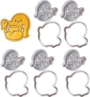 5Pcs Biscuits Mold Halloween Specter Biscuits Cutter Biscuits Fondant Cookie Stamp Kitchens Tool Party Supplies