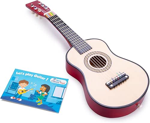 New Classic Toys Instrument débutants Guitare avec Le Livre de