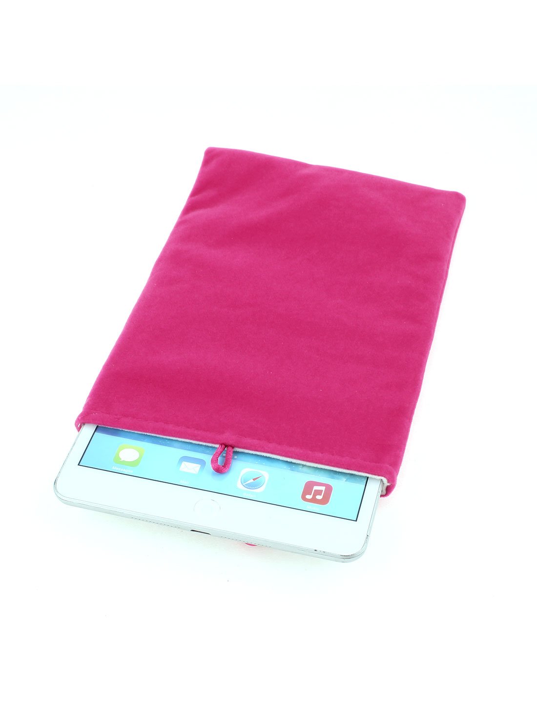 ZHuidjo Velvet Vertical Pouch Sleeve Bag Case for Tablet PC 7-inch Fuchsia (SN: fab 93f 10e 11a 7a1)