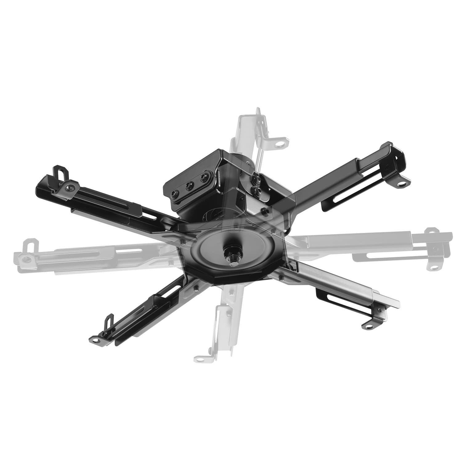 Maclean MC-913 Staffa universale per proiettore a soffitto regolabile in acciaio Inclinabile e Ruotabile 35kg