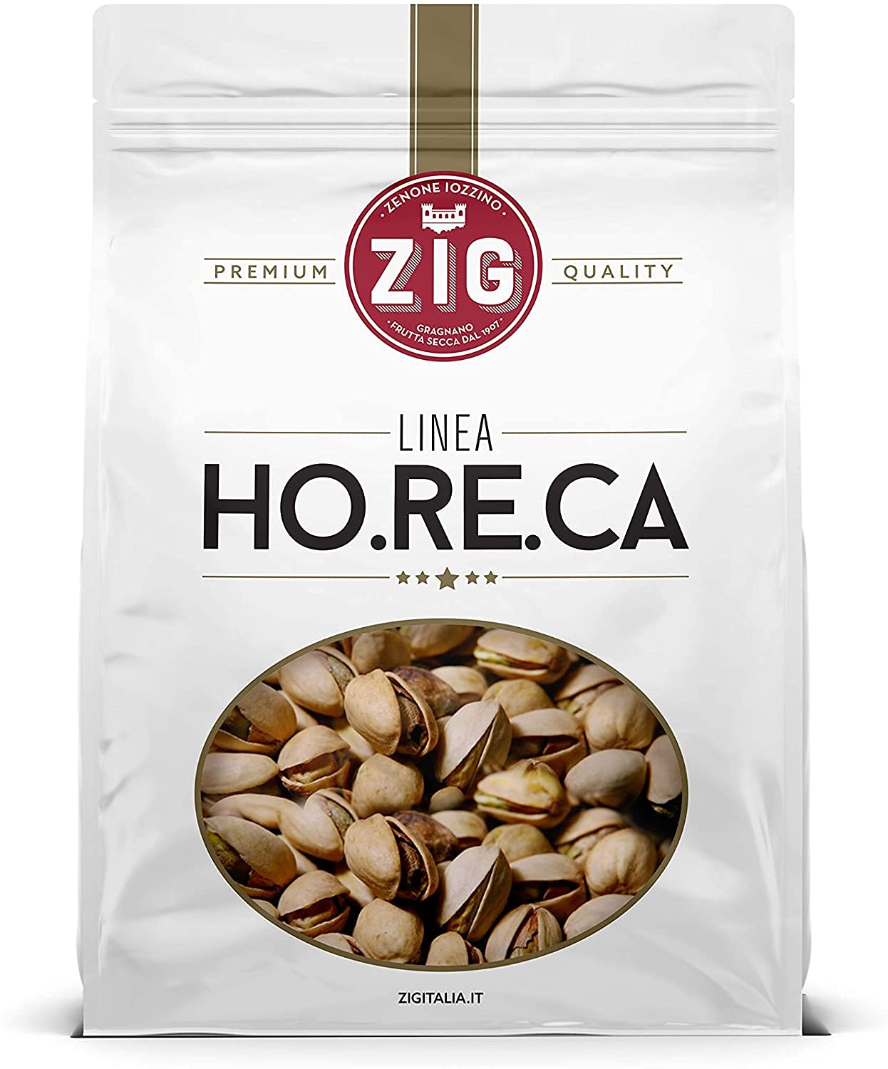 ZIG - HORECA - Pistacchi tostati e salati premium calibro Jumbo USA California 1 Kg