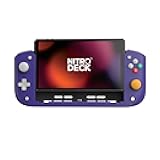 CRKD Nitro Deck - Professional Handheld Deck with Zero Stick Drift for Nintendo Switch and Switch OLED (Retro Purple)