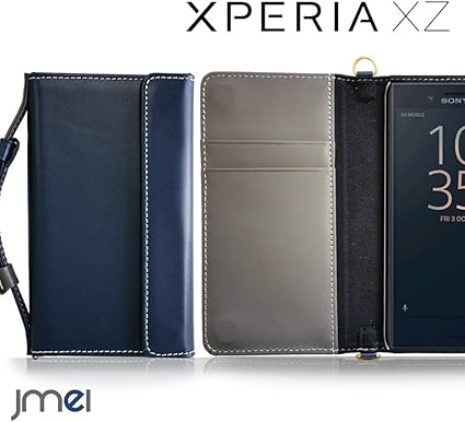 Amazon Co Jp Xperia Xzs So 03j Sov35 ケース Xperia Xz So 01j Sov34 ケース 本革 手帳型 エクスペリアxzs カバー エクスペリアxz カバー スマホポーチ ブランド レザー 手帳ケース 人気 Charon ネイビー Sony Simフリー スマホ カバー 携帯カバー 手帳型 スマホケース