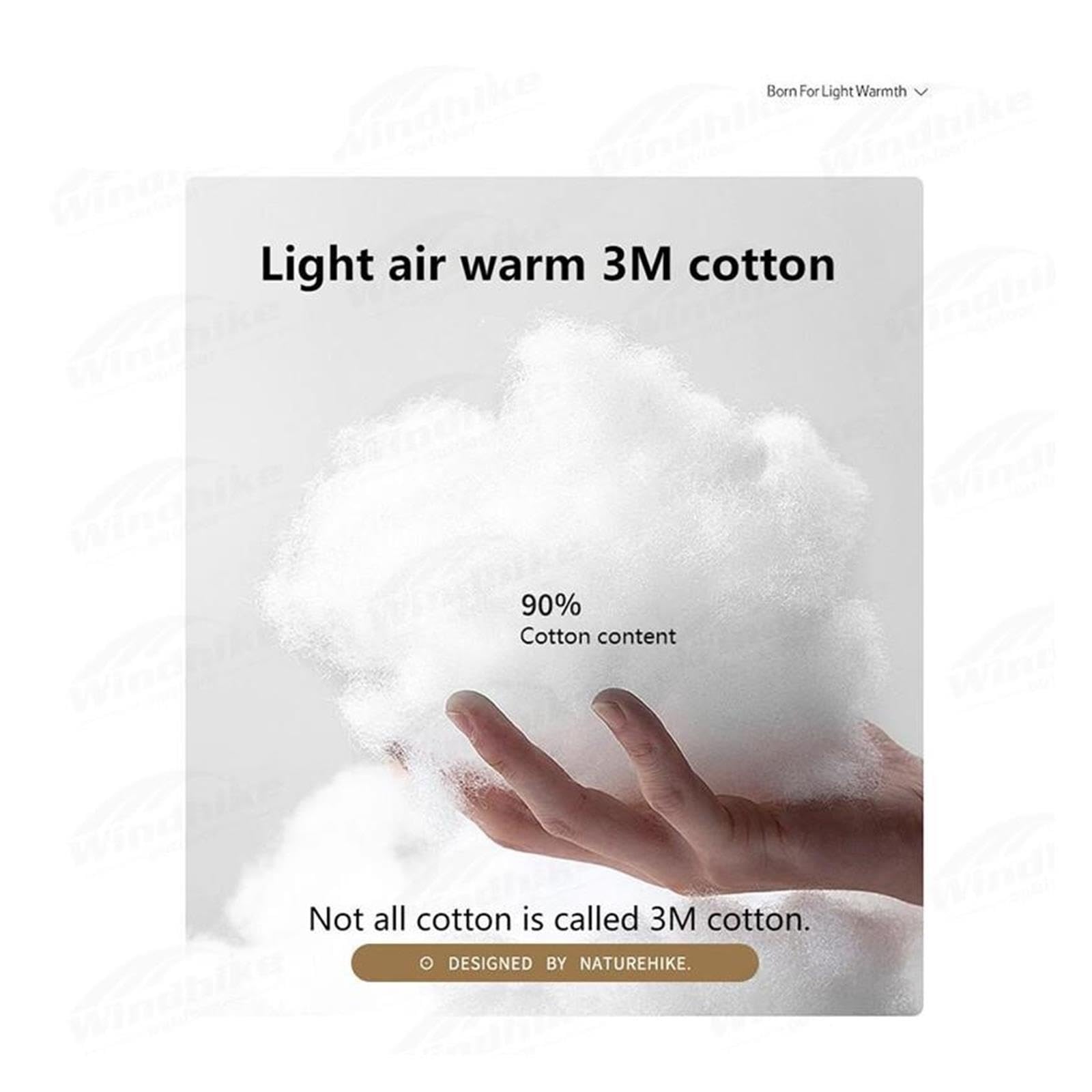 1 Uds. Guantes de algodón de invierno ultraligeros for mantener el calor