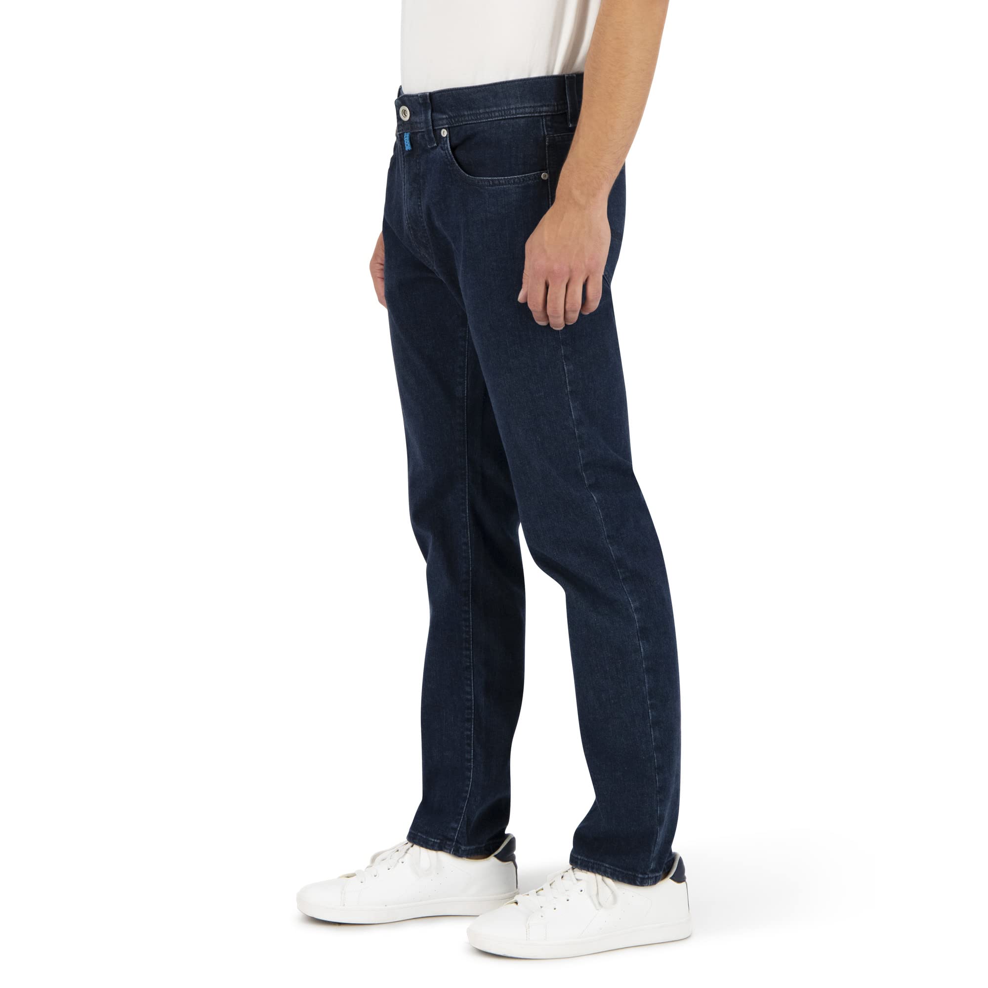 Pierre Cardin Lyon Tapered Jeans, Blue Stonewash, 34W x 30L para Hombre