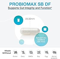 Vista 4 de XYMOGEN ProbioMax Sb 35B - 35 Billion CFU Probiotic Supplement with Lactobacillus & Bifidobacterium lactis HN019 - Probiotics for Digestive Health