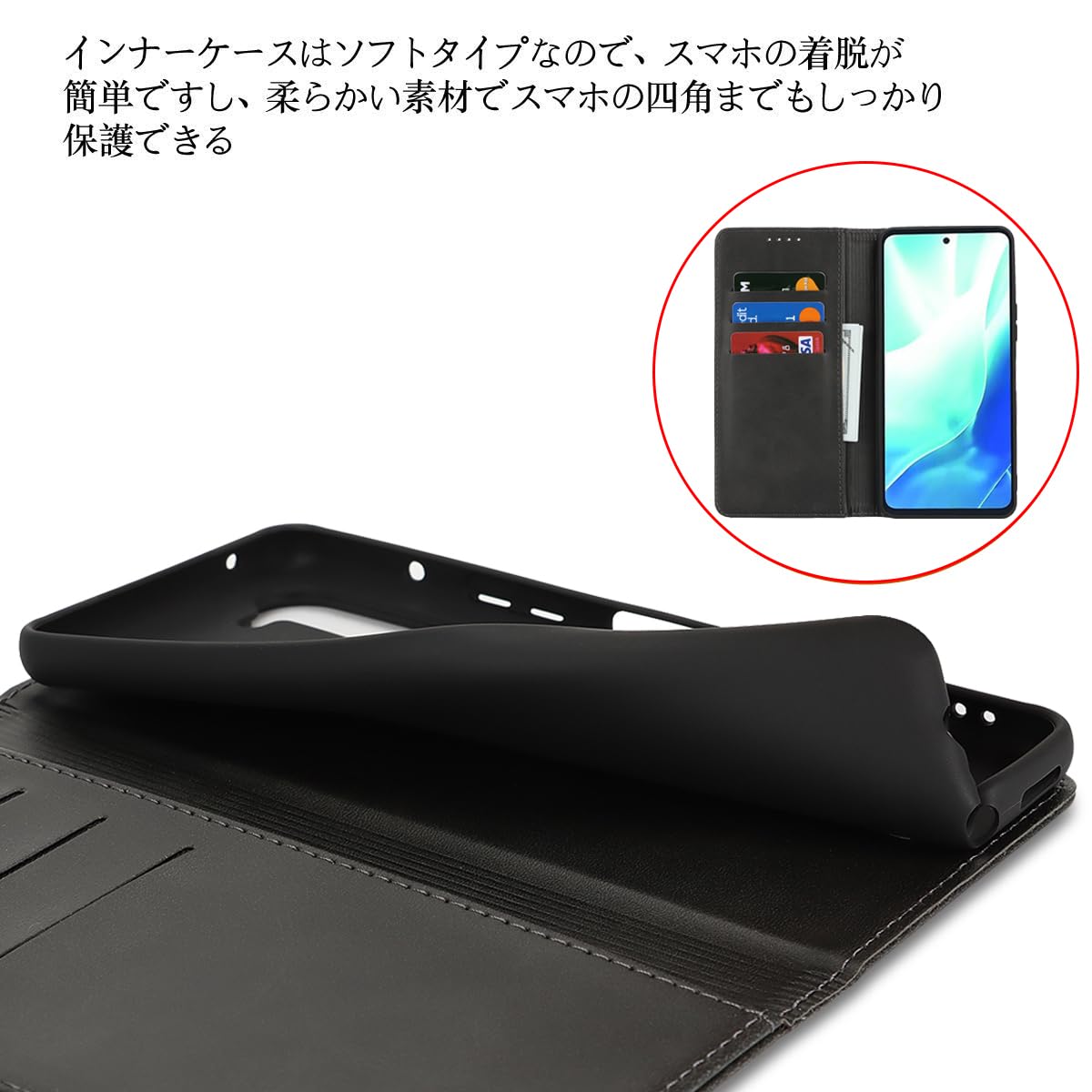 Amazon.co.jp: Arrows We2 plus ケース 手帳型 カードケース M06 SIM