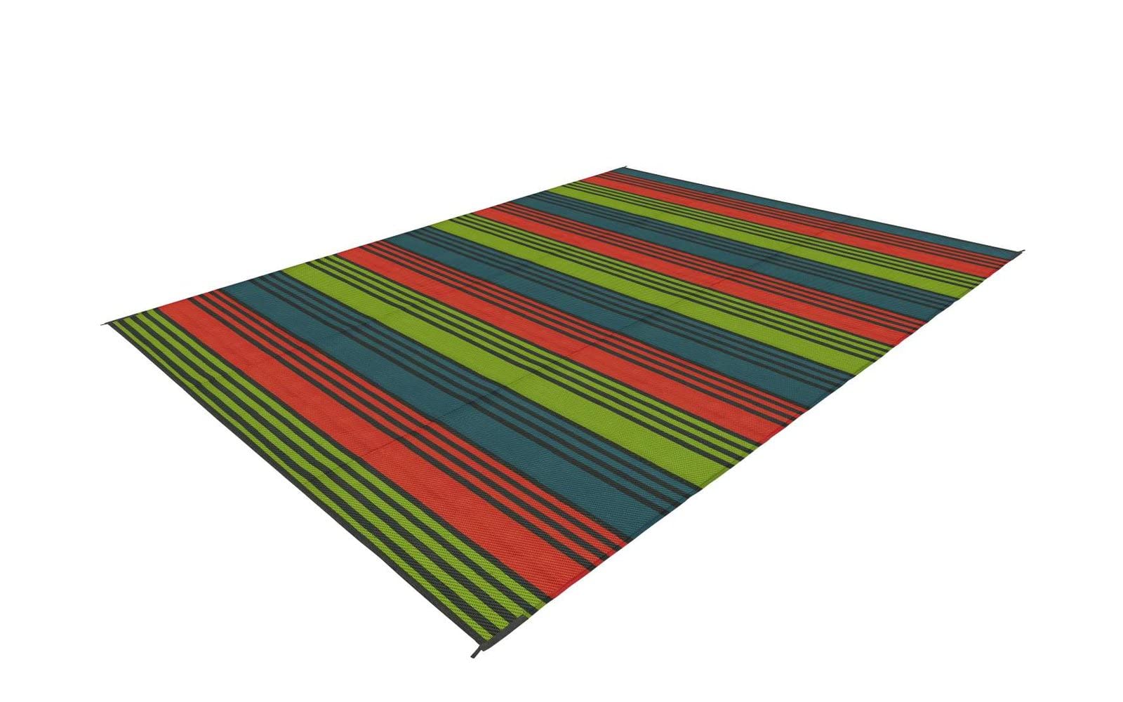 BERGER Esterilla para exteriores, 300 x 250 cm, transpirable y suave, con trabillas de fijación