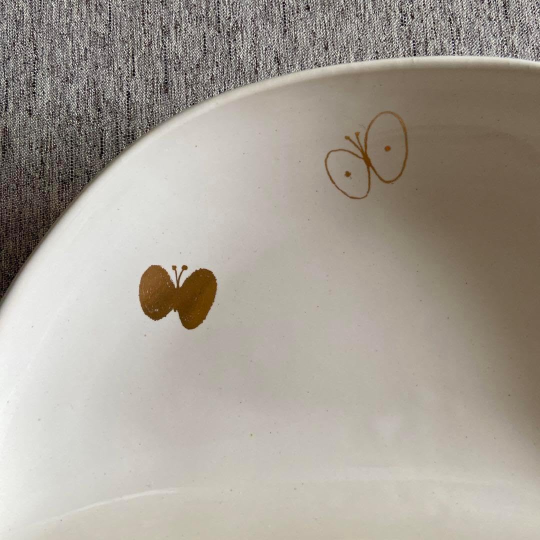 安藤雅信さん　ミナペルホネン　ちょうちょ プレート 安藤雅信さんのプレート 安藤雅信さん ミナペルホネン ちょうちょ