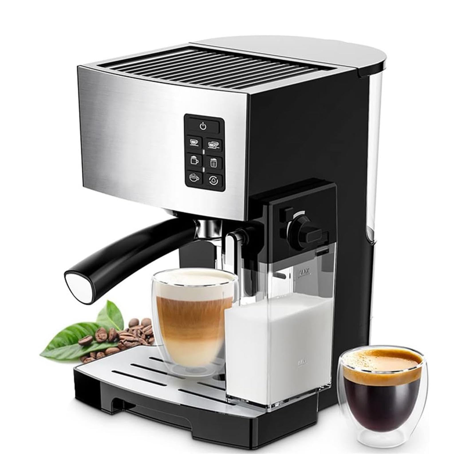 Amazon.co.jp : 全自動エスプレッソマシン 19 バー、プロ仕様のミルク