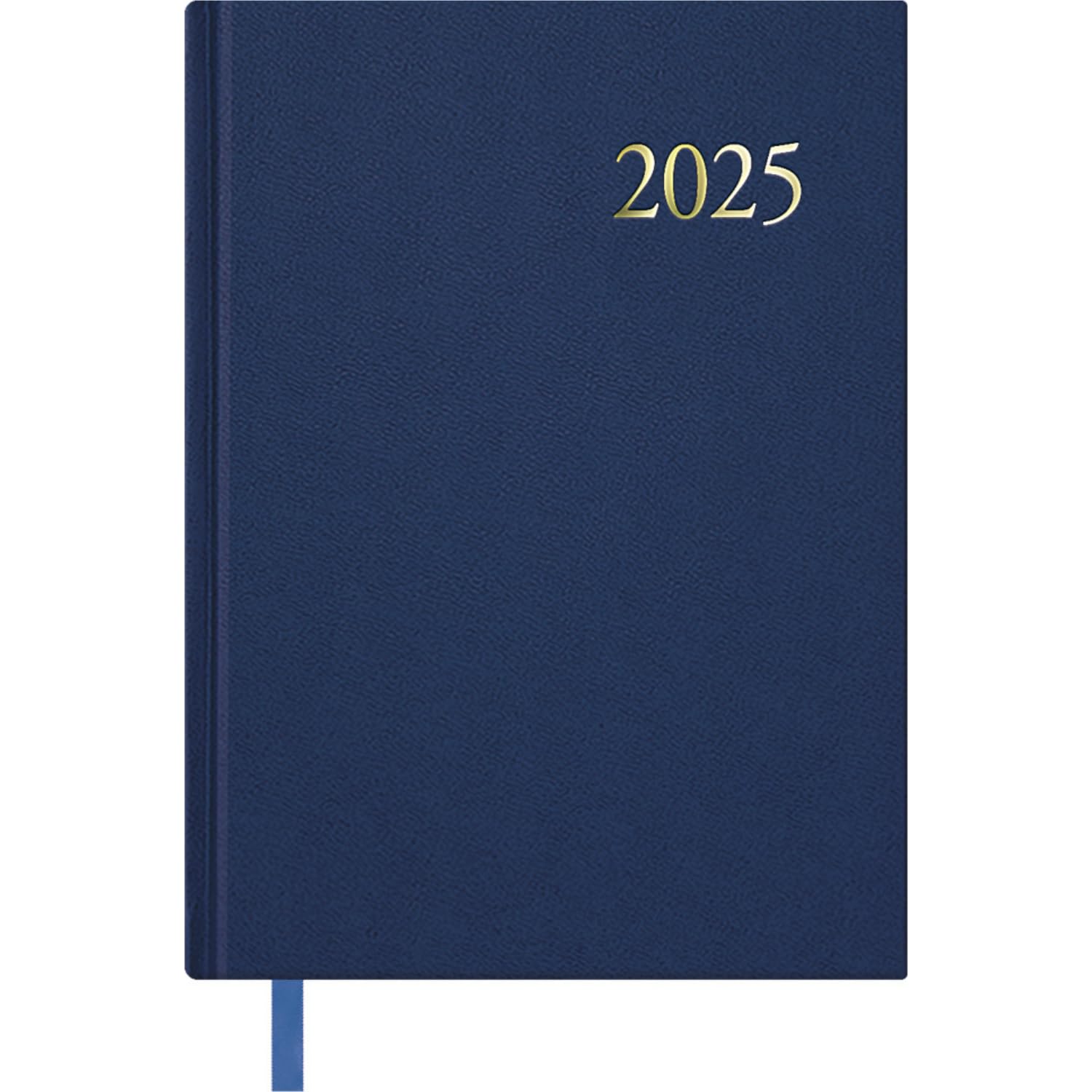 Dohe - 2025 Diary in Portuguese - Day per Page, A5 Size (14x20 cm), 12 Months January to December, Hardcover, Annual Planner, Office Supplies - ALGARVE Blue