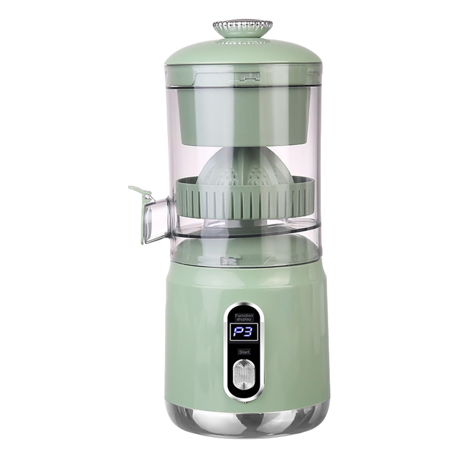 Uqezagpa Green Portable Electric Fruit Vegetable Juicer For Fast Efficient Juices Kitchen Appliance Fruit Extractor Squeezer High Speed Centrifugal