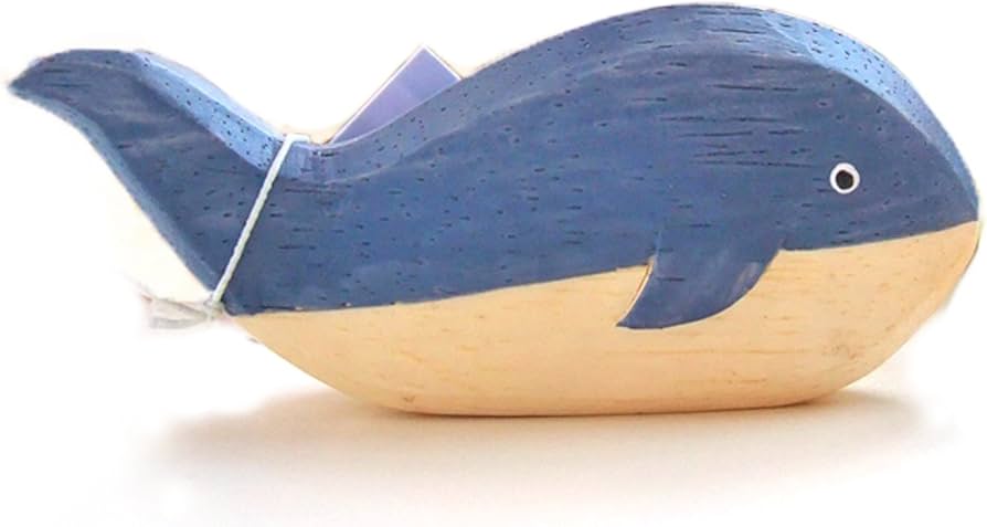 Amazon.co.jp: 【ぽれぽれ動物雑貨/クジラS】SEAS 海 手作り木彫り置物