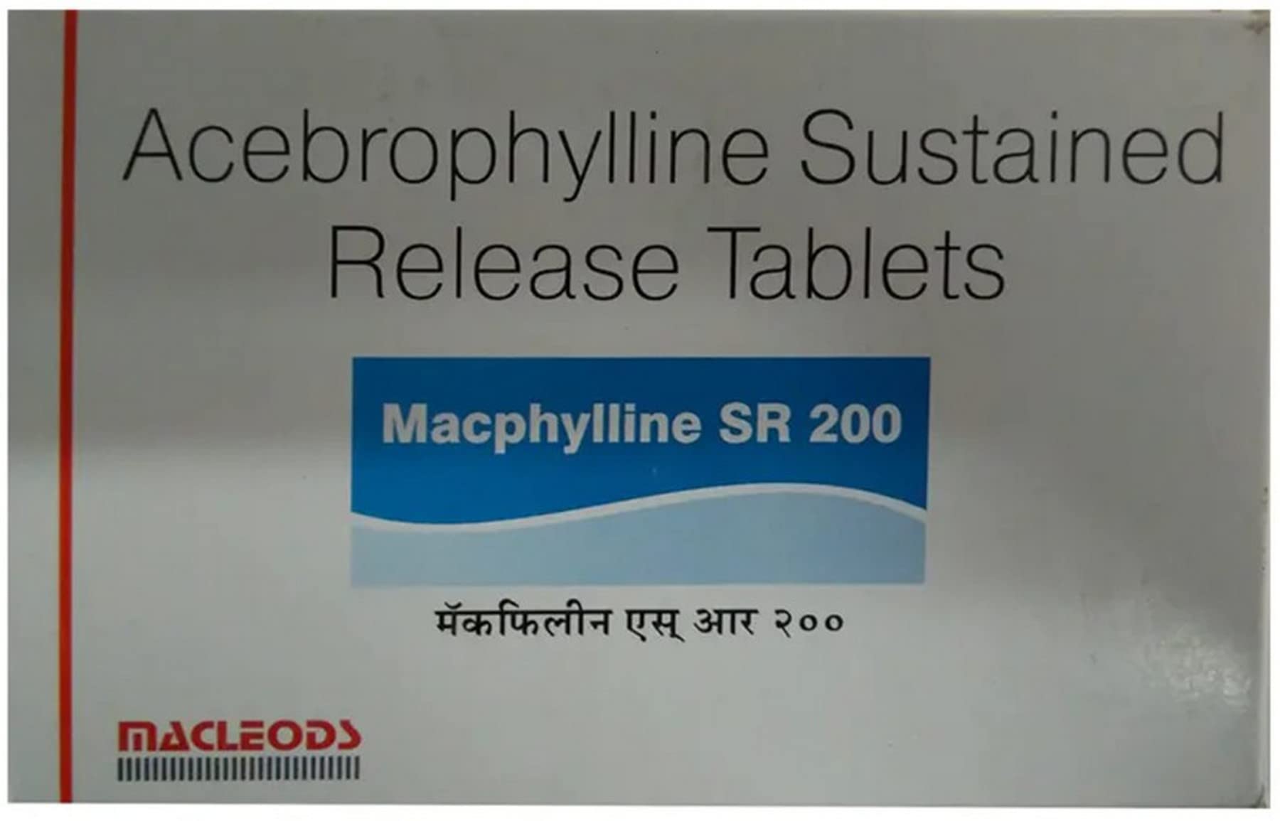 MACPHYLLINE SR 200 - Strip of 10 Tablets