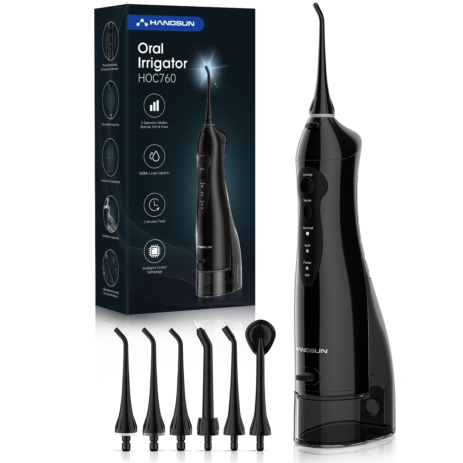 Oferta: Hangsun Irrigador Dental Portatil Irrigador Bucal Inalámb...