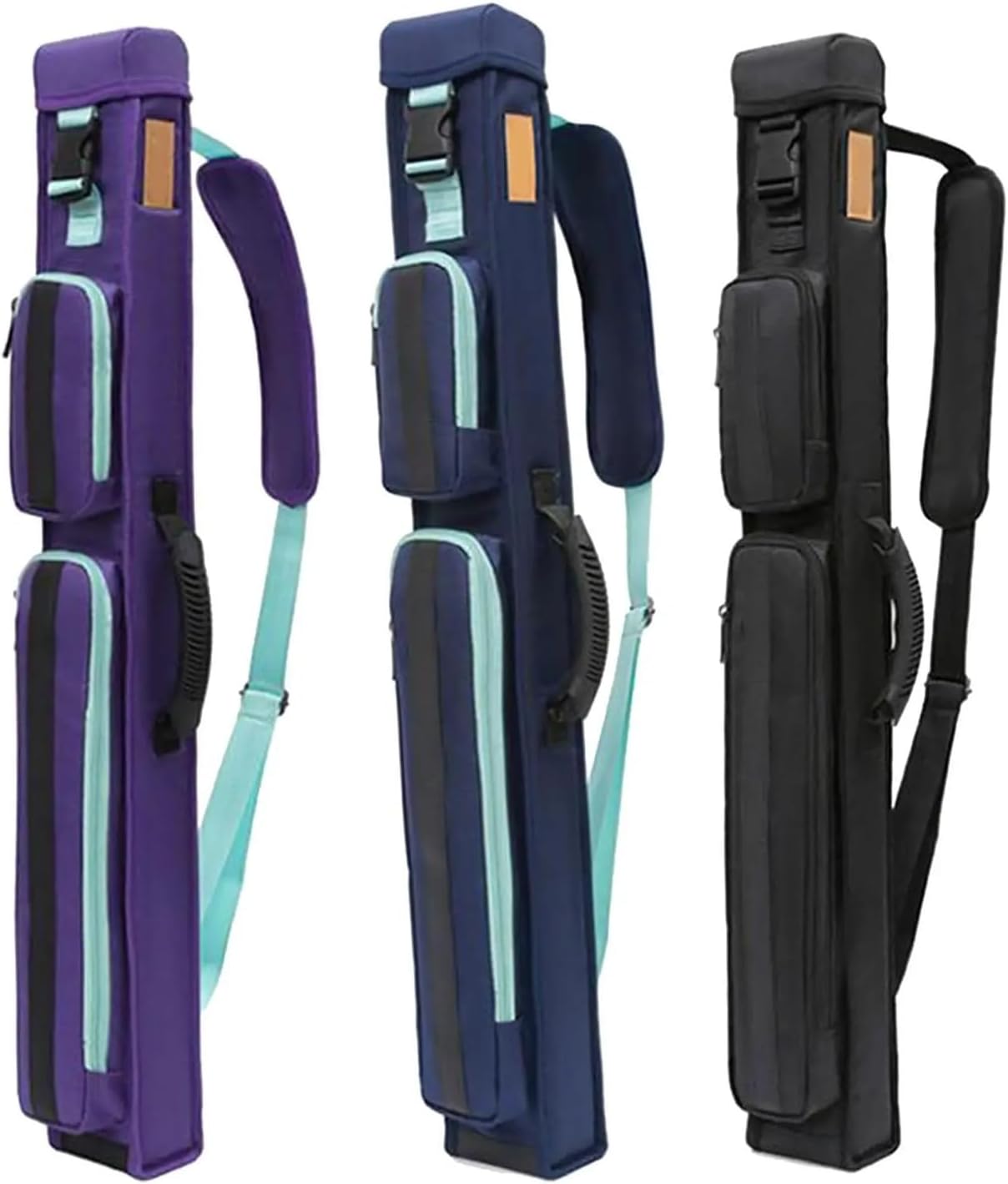 Billiards Pool Cue Case Storage Bag Anti Scratch With Divider Stick