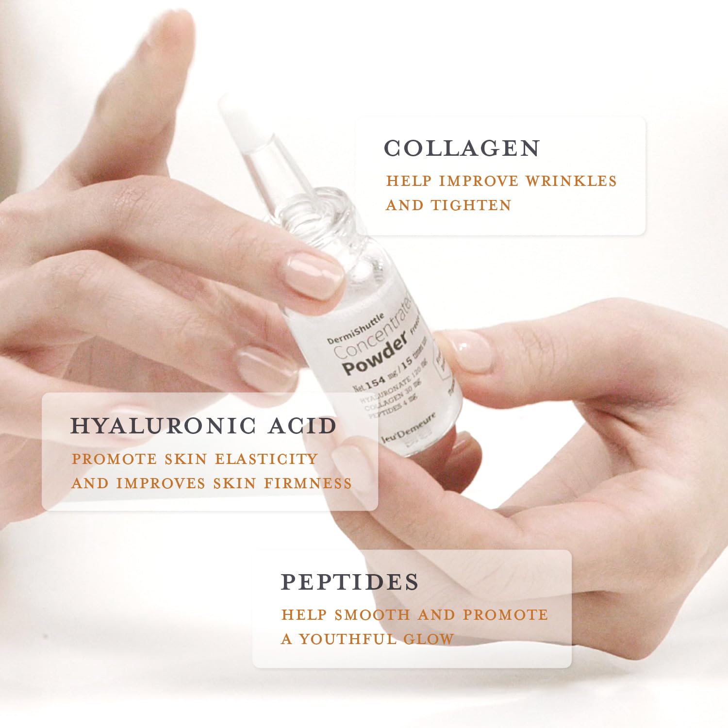 JEU'DEMEURE DermiShuttle Lifting Kit - Anti Aging Serum, Face Serum for Firming, Anti Wrinkle, Skin Elasticity, Hydrating with Collagen, Peptides, Korean Skincare (2 Weeks) - Image 5