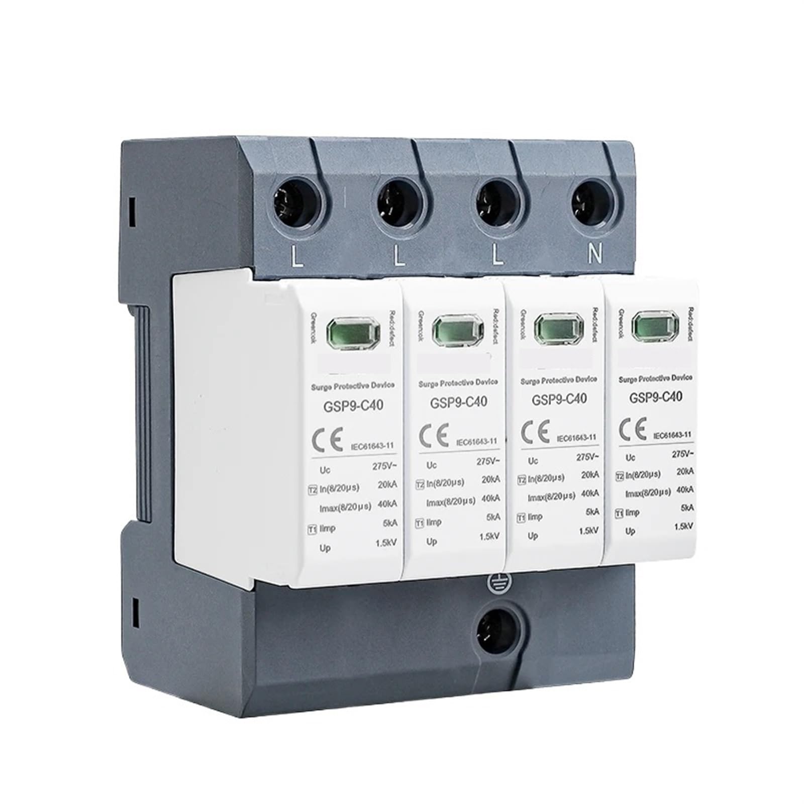 Parasurtenseur de maison rail DIN pour protéger vos appareils 4P