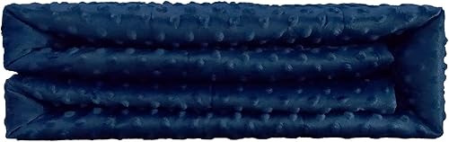 Miniatura 6 de Manta con peso reversible para todas las estaciones, abrigada y fresca, tela minky de terciopelo de lujo, para disfrutar dormir en cualquier lugar