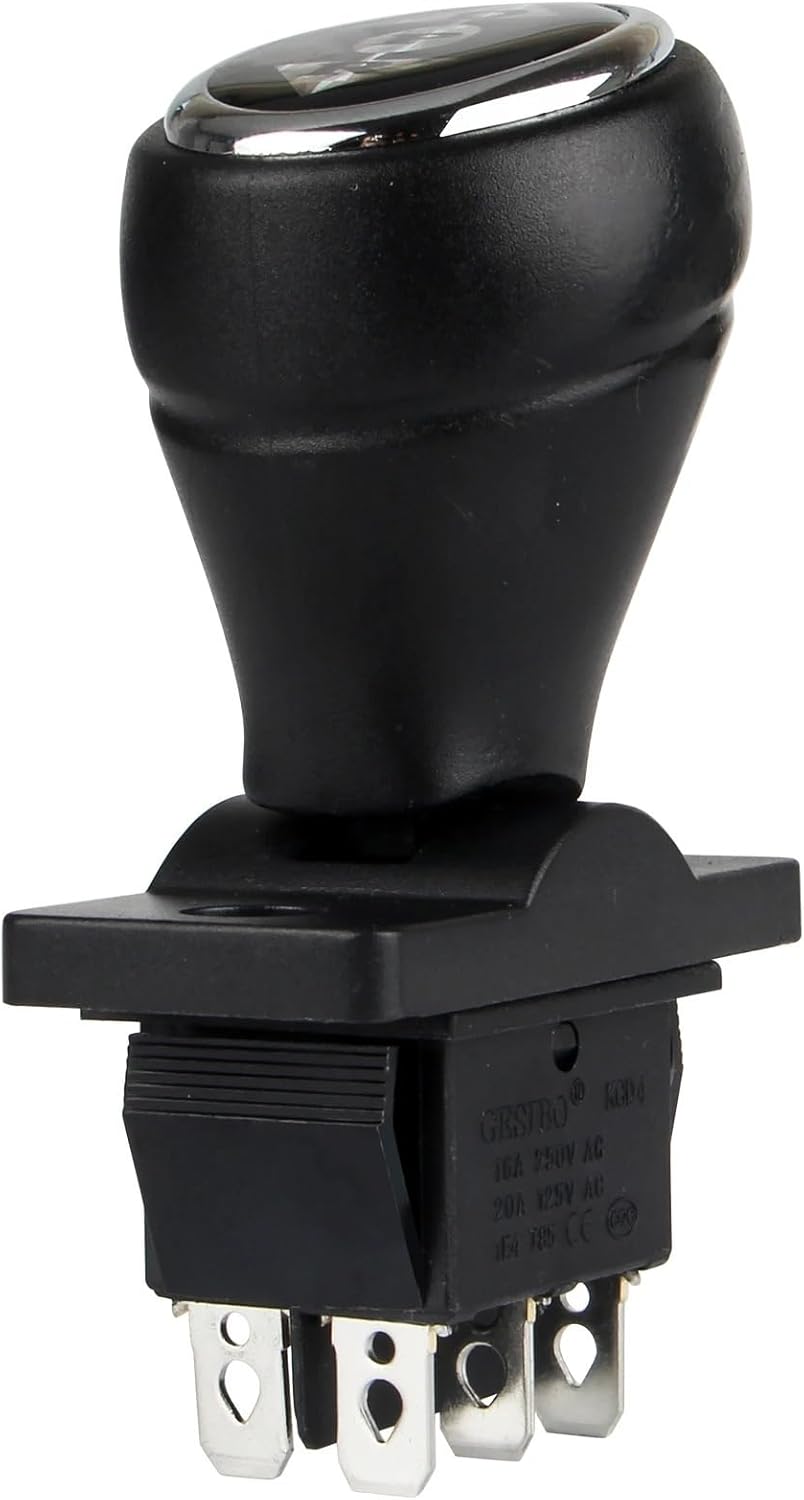 Children's Electric Vehicle Forward and Backward Gear Switch Arrow Position Fit Most Manual Kids Cars Trucks SUV Vehicle(Black 1pcs,12V)