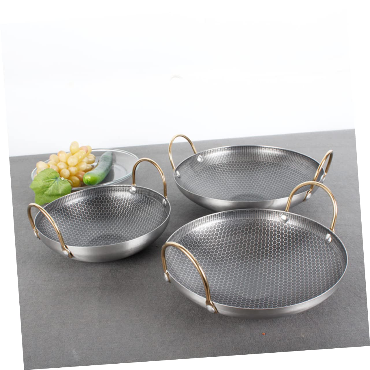 LIFKOME Manico per Wok e Maniglia Rimovibile per Pentole in Acciaio