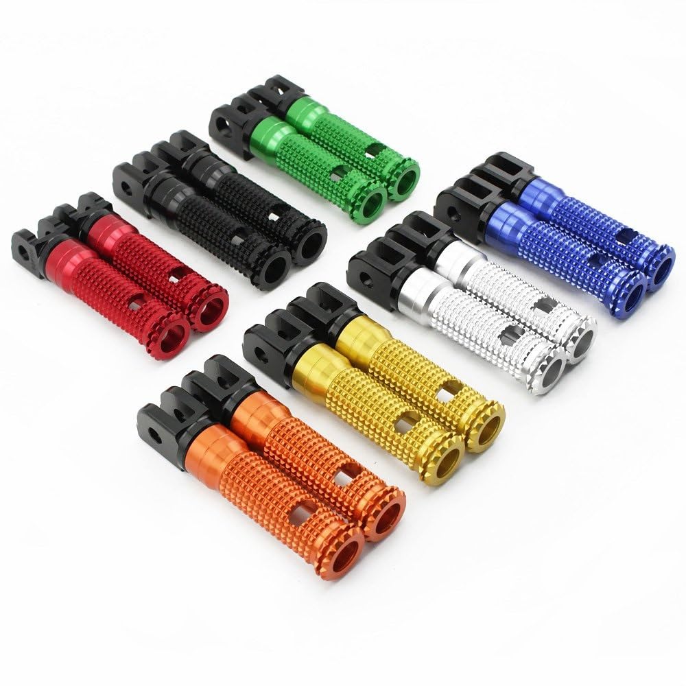 Pedaalhouder Motorfiets Voorste Voetsteunen Afdekking Geschikt Voor KAWASAKI Z750 Z1000 Z900RS ZX12R ZZR1000 ER4N ER6N ER6F NINJA 1000 Verstelbare Treeplank(2PCS Pedal Rubber