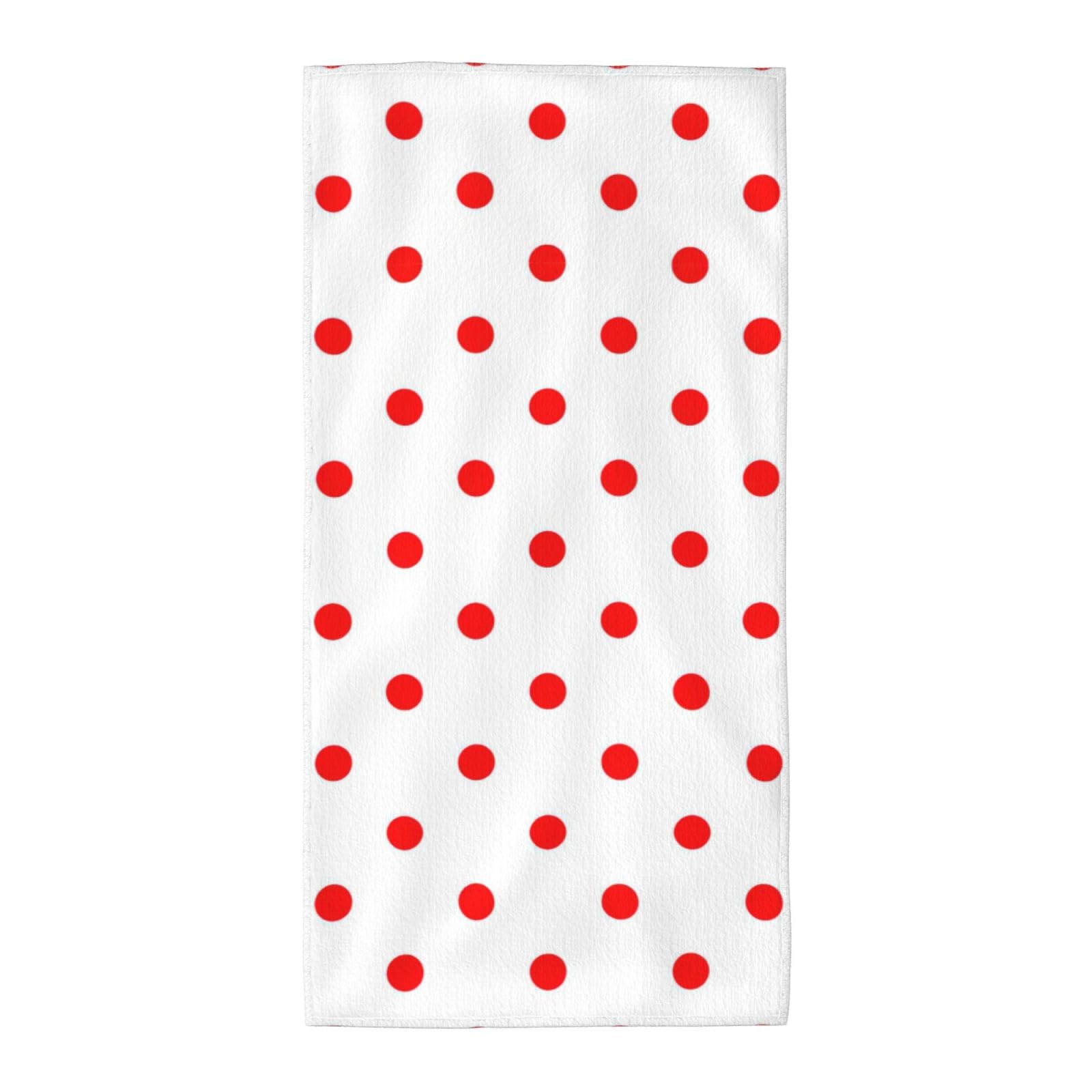 WYCZHY Polka Dot. Printed Quick Dry Beach Towel For Camping Travel Vacation