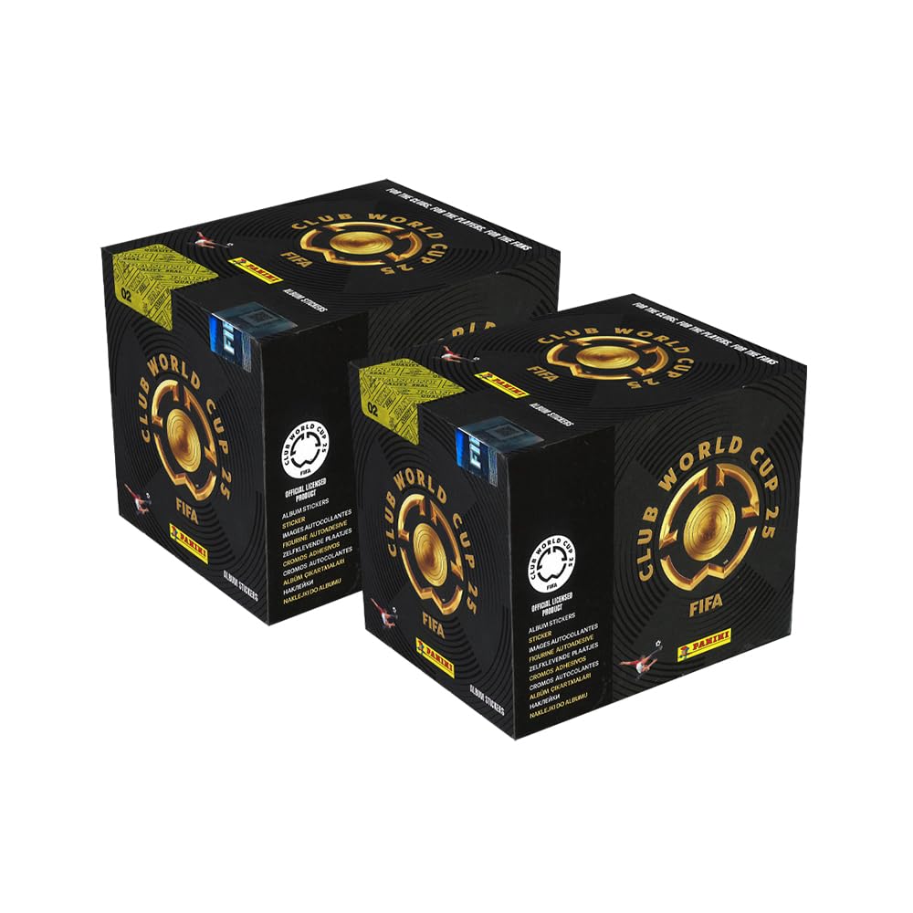 Panini FIFA Club World Cup 2025 Sticker - 5 Tüten + Geburtstagskarte